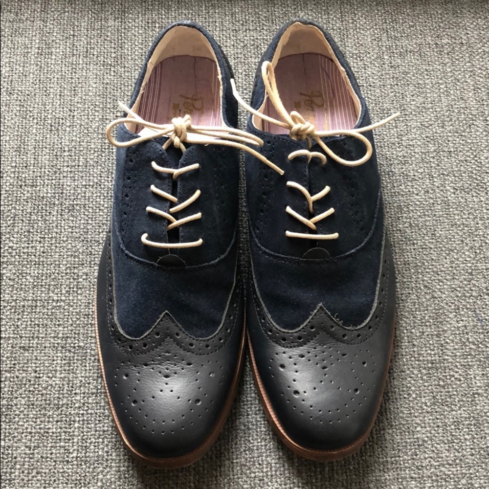 Penguin Blue suede shoes